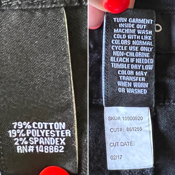 Torrid Denim Plus Size High Rise Skinny Jeans in Black • 22S - Picture 8 of 8